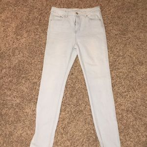 Light blue jeans